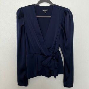 Navy blue blouse